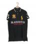 POLO RALPH LAUREN（ポロ・ラルフローレン）の古着「BIGポニーSWAGポロシャツ」｜ブラック