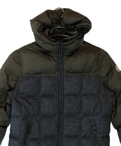 MONCLER（モンクレール）MONCLER (モンクレール) 切替ダウンジャケット グリーン サイズ:size 164の古着・服飾アイテム