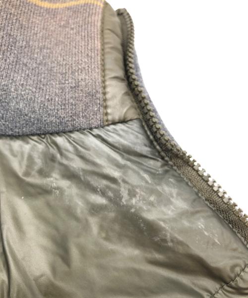 MONCLER（モンクレール）MONCLER (モンクレール) 切替ダウンジャケット グリーン サイズ:size 164の古着・服飾アイテム