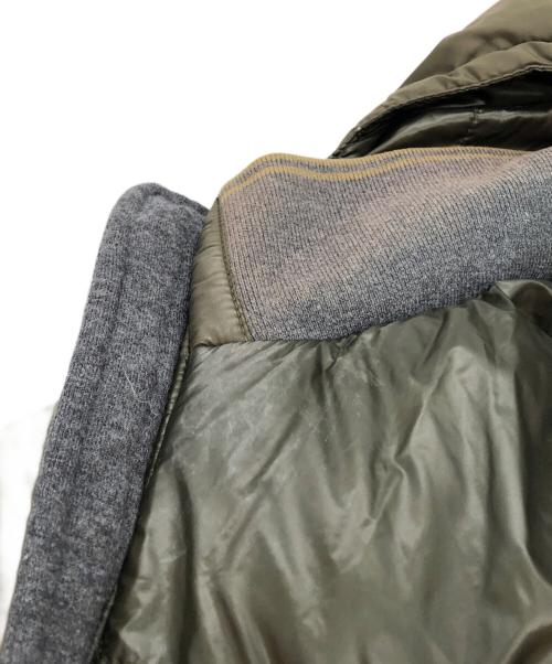 MONCLER（モンクレール）MONCLER (モンクレール) 切替ダウンジャケット グリーン サイズ:size 164の古着・服飾アイテム