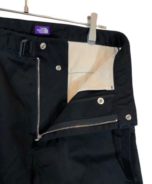 THE NORTHFACE PURPLELABEL（ザ・ノースフェイス パープルレーベル）THE NORTHFACE PURPLELABEL (ザ・ノースフェイス パープルレーベル) Chino Wide Tapered Field Pants Dark Navy ブラック サイズ:30の古着・服飾アイテム