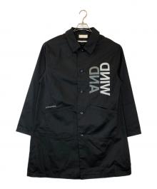WIND AND SEA（ウィンダンシー）の古着「ロングコート」｜ブラック