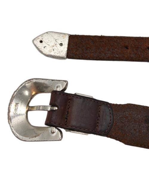 L.L.Bean（エルエルビーン）L.L.Bean (エルエルビーン) ウエスタンレザーベルト ブラウン サイズ:下記参照の古着・服飾アイテム