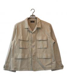 PORTANCE（ポータンス）の古着「HEMP MIX BDU JKT」｜ベージュ