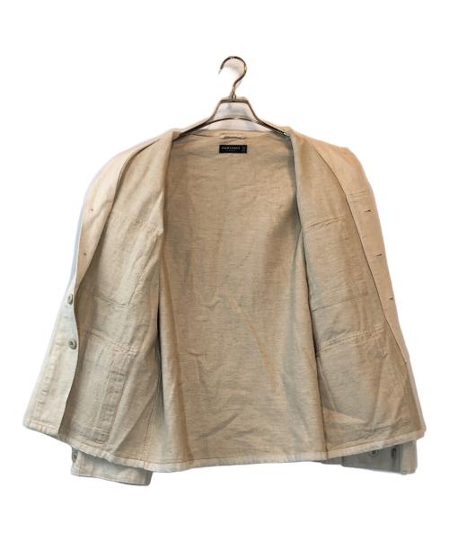 PORTANCE（ポータンス）PORTANCE (ポータンス) HEMP MIX BDU JKT ベージュ サイズ:Lの古着・服飾アイテム