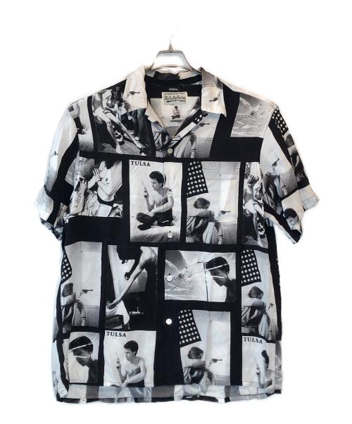 WACKO MARIA（ワコマリア）WACKO MARIA (ワコマリア) stie-lo (スティーロ) larry clark (ラリークラーク) TULSA S/S HAWAIIAN SHIRT (TYPE-2) ホワイト サイズ:XLの古着・服飾アイテム