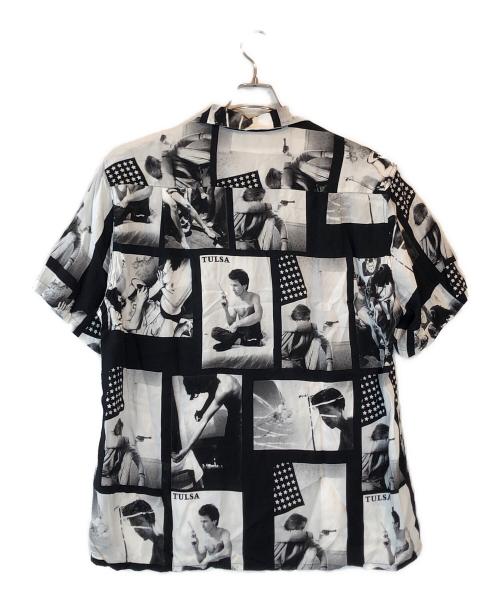 WACKO MARIA（ワコマリア）WACKO MARIA (ワコマリア) stie-lo (スティーロ) larry clark (ラリークラーク) TULSA S/S HAWAIIAN SHIRT (TYPE-2) ホワイト サイズ:XLの古着・服飾アイテム