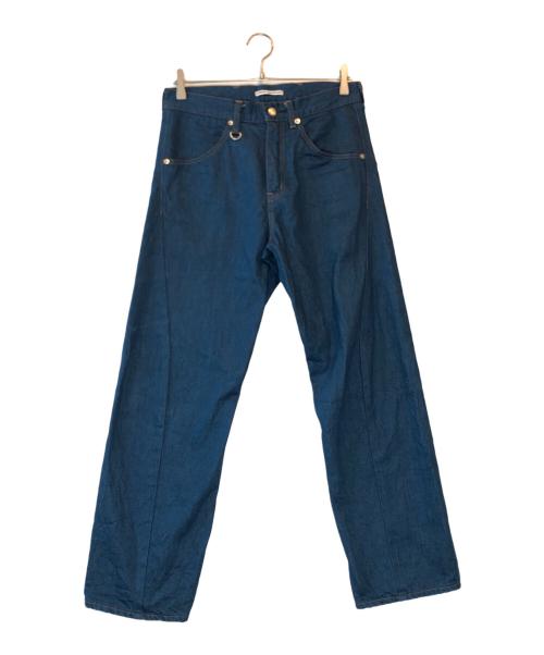 uniform experiment（ユニフォームエクスペリメント）uniform experiment (ユニフォームエクスペリメント) RECONSTRUCTION JEANS ブルー サイズ:1の古着・服飾アイテム