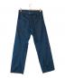 uniform experiment (ユニフォームエクスペリメント) RECONSTRUCTION JEANS ブルー サイズ:1：12000円