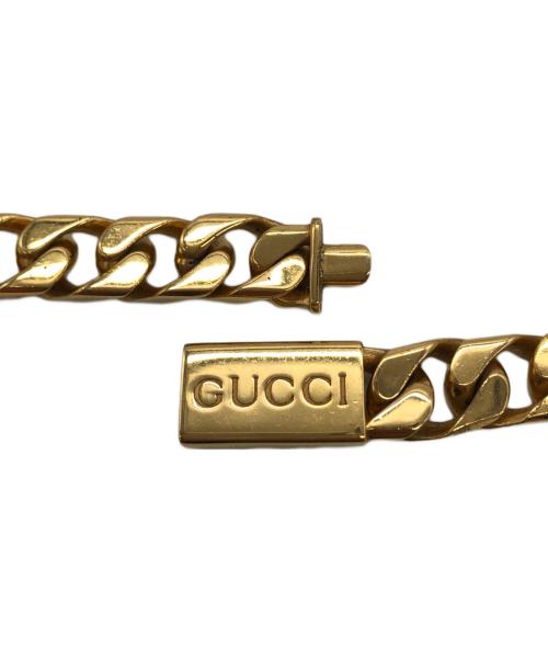 GUCCI（グッチ）GUCCI (グッチ) スクリプトチェーンネックレス ゴールド サイズ:下記参照の古着・服飾アイテム