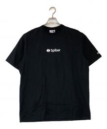 THE NORTH FACE×JUNYA WATANABE MAN（ザ ノース フェイス×ジュンヤワタナベマン）の古着「綿天竺 SPIBER THE NORTH FACE Wネーム」｜ブラック