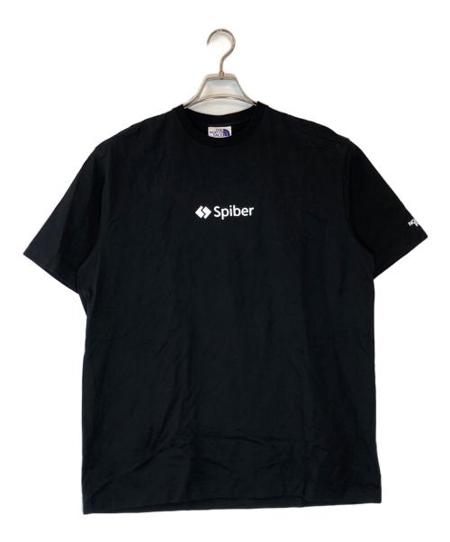 THE NORTH FACE（ザ ノース フェイス）THE NORTH FACE (ザ ノース フェイス) JUNYA WATANABE MAN (ジュンヤワタナベマン) 綿天竺 SPIBER THE NORTH FACE Wネーム ブラック サイズ:Lの古着・服飾アイテム