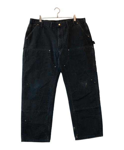 CarHartt（カーハート）CarHartt (カーハート) ダブルニーペインターパンツ ブラック サイズ:44×32の古着・服飾アイテム
