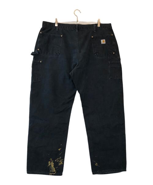 CarHartt（カーハート）CarHartt (カーハート) ダブルニーペインターパンツ ブラック サイズ:44×32の古着・服飾アイテム