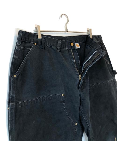 CarHartt（カーハート）CarHartt (カーハート) ダブルニーペインターパンツ ブラック サイズ:44×32の古着・服飾アイテム