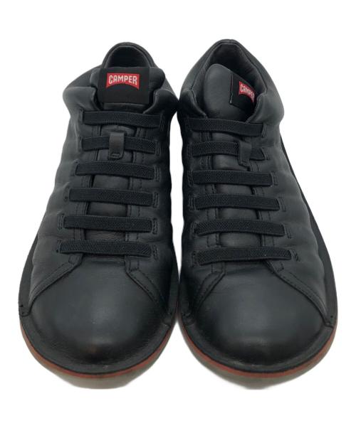 CAMPER（カンペール）CAMPER (カンペール) Beetle レザースニーカー ブラック サイズ:42の古着・服飾アイテム
