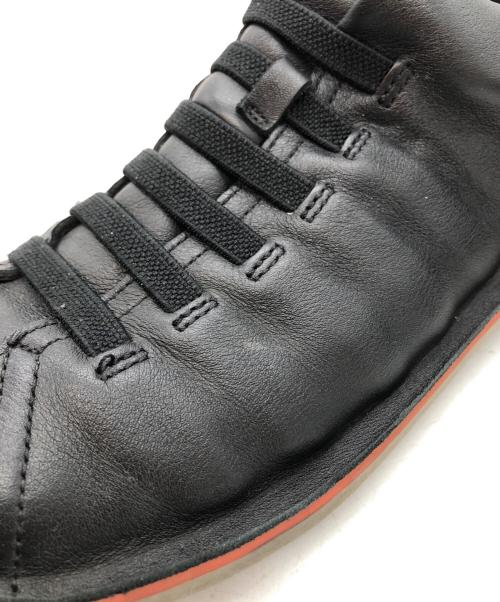 CAMPER（カンペール）CAMPER (カンペール) Beetle レザースニーカー ブラック サイズ:42の古着・服飾アイテム