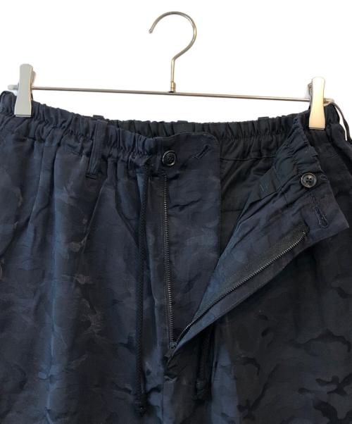 Yohji Yamamoto pour homme（ヨウジヤマモト プールオム）Yohji Yamamoto pour homme (ヨウジヤマモト プールオム) カモフラナイロンイージーパンツ ネイビー サイズ:2の古着・服飾アイテム