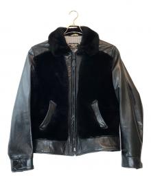 Schott（ショット）の古着「252US GRIZZLY JACKET」｜ブラック