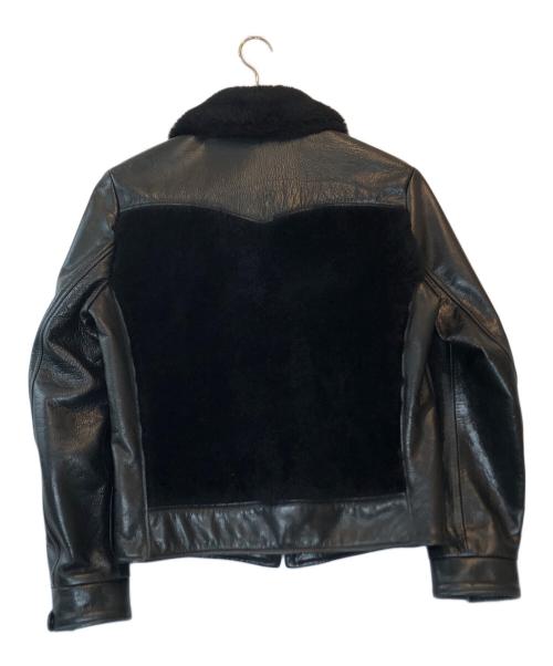 Schott（ショット）Schott (ショット) 252US GRIZZLY JACKET ブラック サイズ:40の古着・服飾アイテム