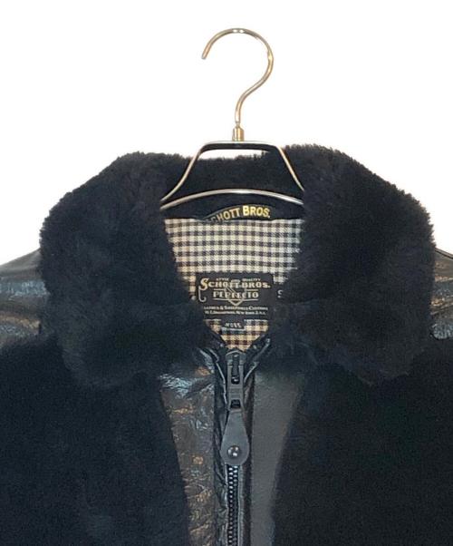 Schott（ショット）Schott (ショット) 252US GRIZZLY JACKET ブラック サイズ:40の古着・服飾アイテム