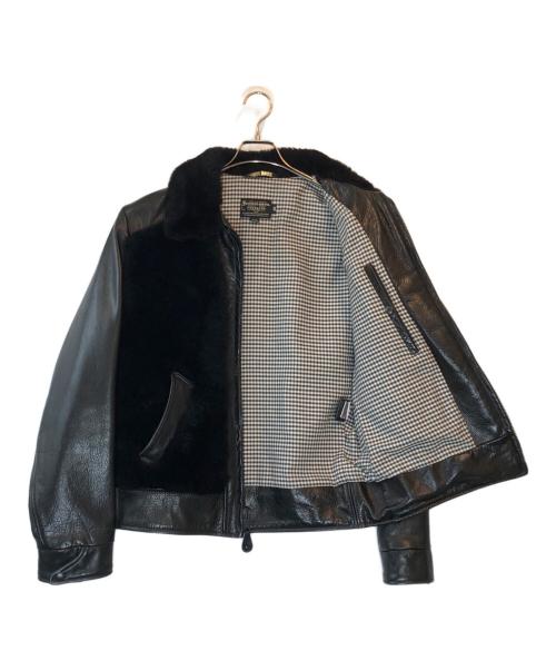 Schott（ショット）Schott (ショット) 252US GRIZZLY JACKET ブラック サイズ:40の古着・服飾アイテム