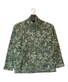 Patagonia（パタゴニア）の古着「リーフ柄シンチラプルオーバー」｜グリーン