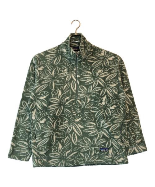Patagonia（パタゴニア）Patagonia (パタゴニア) リーフ柄シンチラプルオーバー グリーン サイズ:Ｍの古着・服飾アイテム
