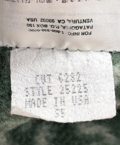 Patagonia（パタゴニア）Patagonia (パタゴニア) リーフ柄シンチラプルオーバー グリーン サイズ:Ｍの古着・服飾アイテム