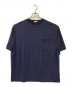 COMOLIコモリ）の古着「ウール天竺 Tシャツ」｜ネイビー