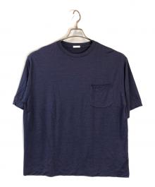 COMOLI（コモリ）の古着「ウール天竺 Tシャツ」｜ネイビー