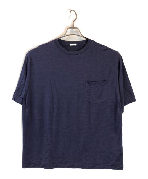 COMOLI（コモリ）COMOLI (コモリ) ウール天竺 Tシャツ ネイビー サイズ:FREEの古着・服飾アイテム