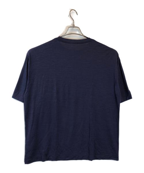 COMOLI（コモリ）COMOLI (コモリ) ウール天竺 Tシャツ ネイビー サイズ:FREEの古着・服飾アイテム