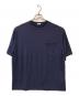 COMOLI（コモリ）の古着「ウール天竺 Tシャツ」｜ネイビー