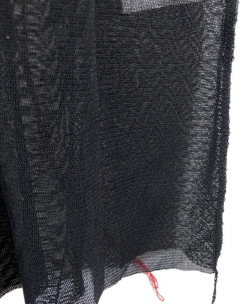 Jean Paul Gaultier FEMME（ジャンポールゴルチエ フェム）Jean Paul GAULTIER FEMME (ジャンポールゴルチエ フェム) EYE&LIP パワーネットカットソー ブラック サイズ:40の古着・服飾アイテム