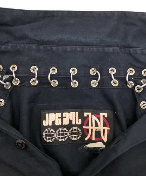 Jean Paul GAULTIER（ジャンポールゴルチェ）Jean Paul GAULTIER (ジャンポールゴルチェ) リングデザイン半袖シャツ ブラック サイズ:46の古着・服飾アイテム