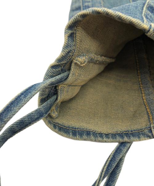 Hysteric Glamour（ヒステリックグラマー）Hysteric Glamour (ヒステリックグラマー) サイドギャザーレッグラップショートパンツ ブルー サイズ:Sの古着・服飾アイテム