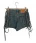 Hysteric Glamour (ヒステリックグラマー) サイドギャザーレッグラップショートパンツ ブルー サイズ:S：18000円