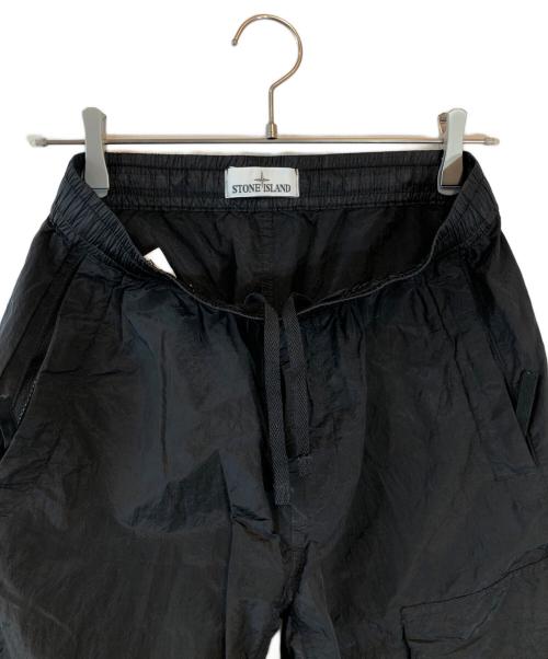 STONE ISLAND（ストーンアイランド）STONE ISLAND (ストーンアイランド) NYLON METAL RIPSTOP PANTS ブラック サイズ:W30の古着・服飾アイテム