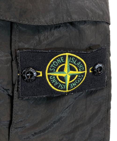 STONE ISLAND（ストーンアイランド）STONE ISLAND (ストーンアイランド) NYLON METAL RIPSTOP PANTS ブラック サイズ:W30の古着・服飾アイテム