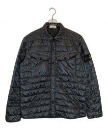 STONE ISLAND（ストーンアイランド）の古着「Garment Dyed DOWN SHIRT JACKET」｜グレー