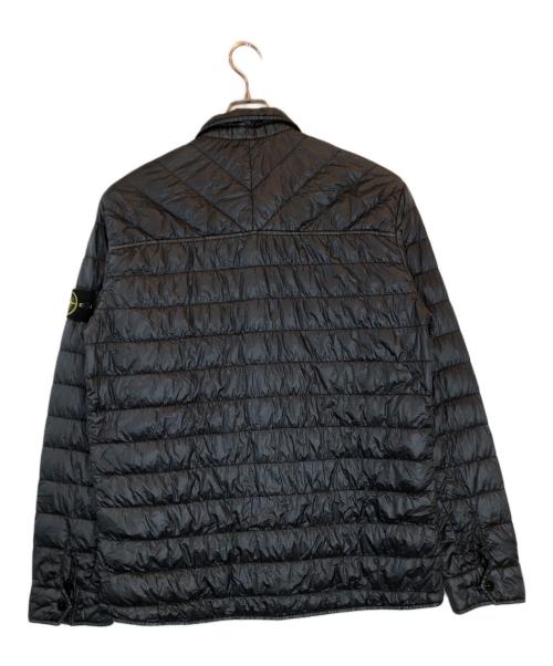 STONE ISLAND（ストーンアイランド）STONE ISLAND (ストーンアイランド) Garment Dyed DOWN SHIRT JACKET グレー サイズ:XLの古着・服飾アイテム