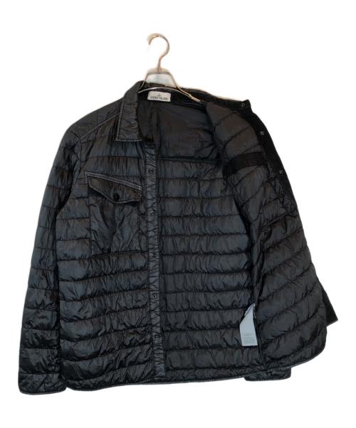 STONE ISLAND（ストーンアイランド）STONE ISLAND (ストーンアイランド) Garment Dyed DOWN SHIRT JACKET グレー サイズ:XLの古着・服飾アイテム