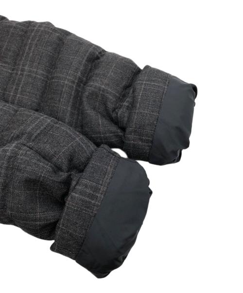 TATRAS（タトラス）TATRAS (タトラス) ウールチェック柄ロングダウンコート グレー サイズ:01の古着・服飾アイテム