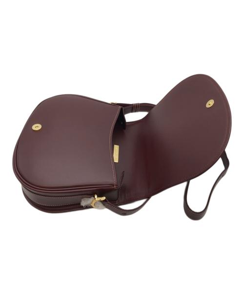 Cartier（カルティエ）Cartier (カルティエ) マストライン ショルダーバッグ ボルドーの古着・服飾アイテム