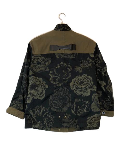 COACH（コーチ）COACH (コーチ) KAFFE FASSETT (カフェ・ファセット) ボアライナーコート カーキ サイズ:2の古着・服飾アイテム