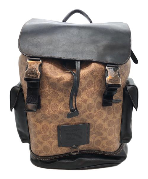 COACH（コーチ）COACH (コーチ) リビングトンリュック ブラウンの古着・服飾アイテム