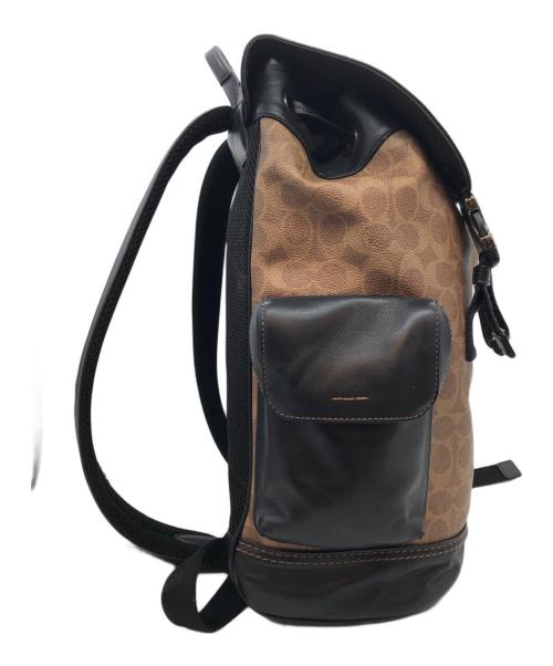 COACH（コーチ）COACH (コーチ) リビングトンリュック ブラウンの古着・服飾アイテム