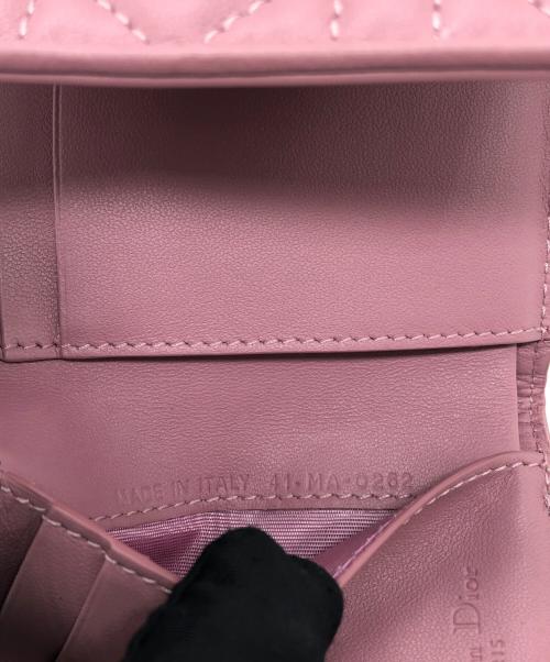 Dior（ディオール）Dior (ディオール) ロータスウォレット ピンク サイズ:下記参照の古着・服飾アイテム