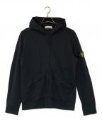 STONE ISLANDストーンアイランド）の古着「ワッペン付きジップパーカー」｜ブラック